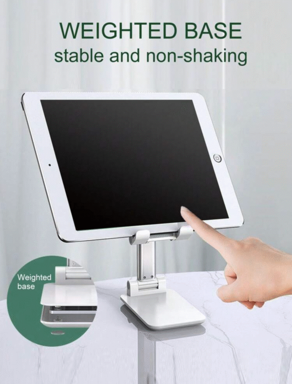Support smartphone pliable & réglable – rotatif 360° & ultra-compact