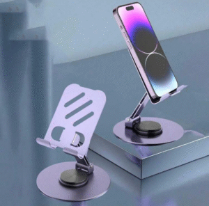 Support universel 360° en métal pour smartphone & tablette – rotatif & stable
