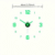 Horloge murale acrylique 40 cm – Chiffres lumineux & silence garanti
