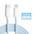 Câble USB-C vers Lightning 20 W tressé nylon – Charge rapide & durable (2 m)