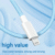 Câble USB-C vers Lightning 20 W tressé nylon – Charge rapide & durable (2 m)