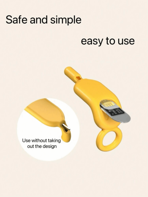 Éjecteur SIM universel en silicone – multi-cartes & microSD