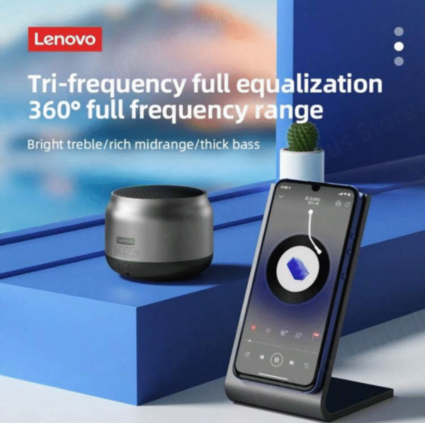 Enceinte Bluetooth portable Lenovo K30 – Hifi, résistante aux éclaboussures & micro intégré