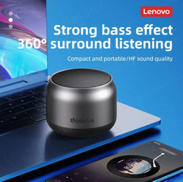 Enceinte Bluetooth portable Lenovo K30 – Hifi, résistante aux éclaboussures & micro intégré