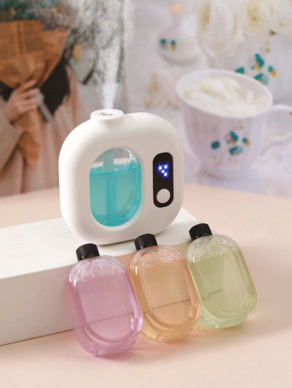 Diffuseur d’arômes USB rechargeable + flacon parfum (lavande)