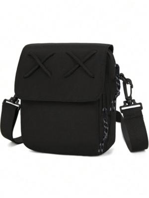Sacoche bandoulière urbaine – polyester léger & double zip