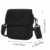 Sacoche bandoulière urbaine – polyester léger & double zip