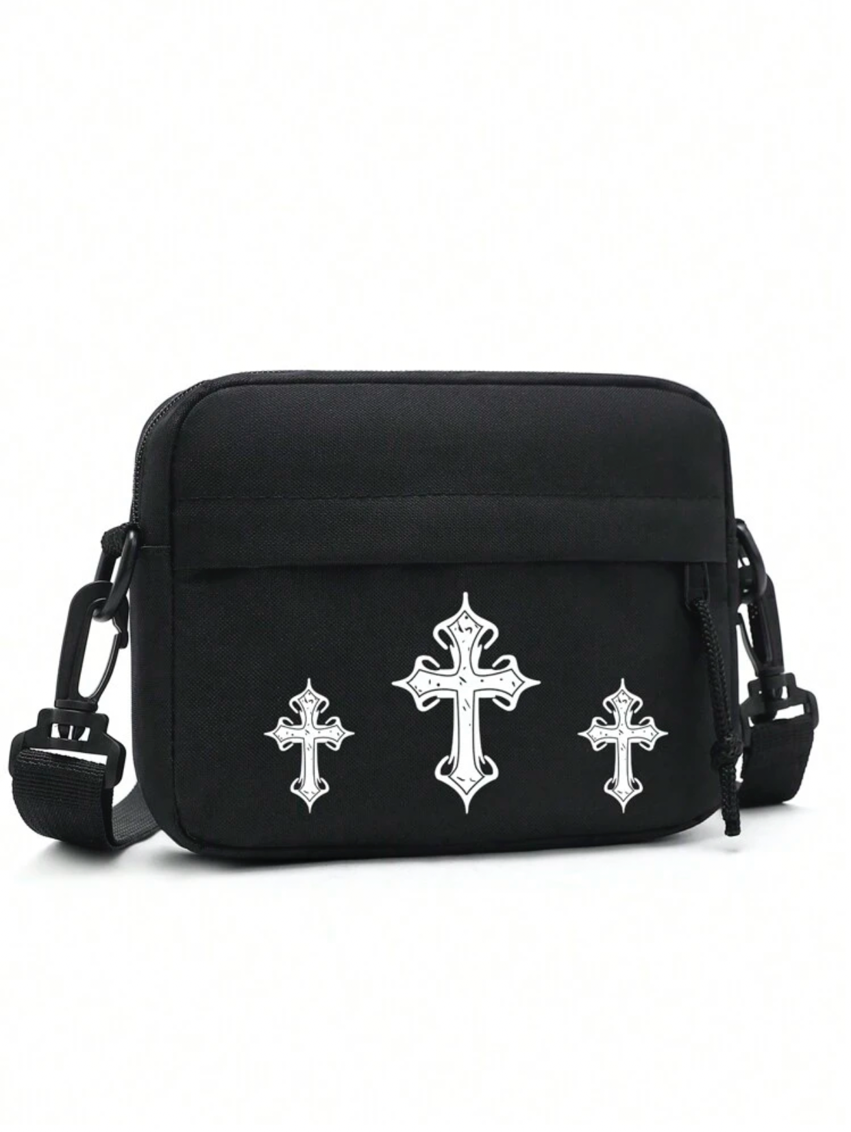 Sacoche bandoulière nylon – Mini crossbody 19×15×5 cm, résistante & urbaine