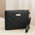 Pochette clutch matelassée – bandoulière amovible & grande capacité
