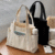 Sac cabas en toile 40 × 35 cm – multi-poches & anses confort