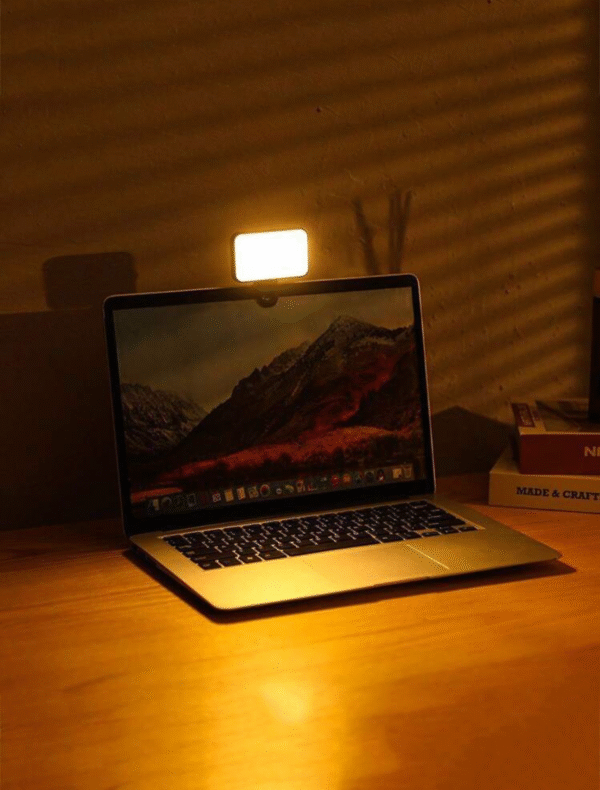 Lampe selfie LED clip 3 températures – rechargeable USB, ultra-portable