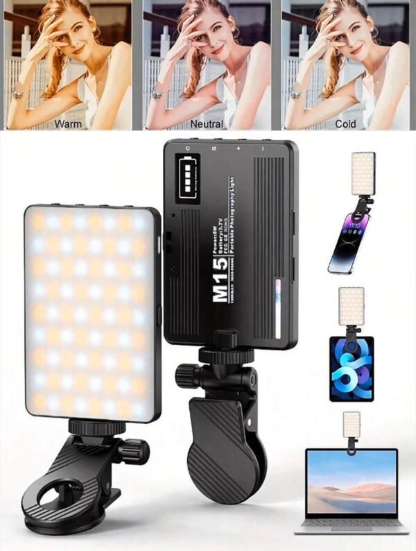 Lumière LED M15 rechargeable –pro