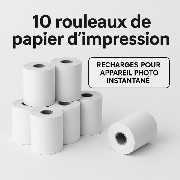 Rouleau en papier pour appareil photo mobisnap
