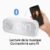 Enceinte Bluetooth multifonction – Réveil miroir LED