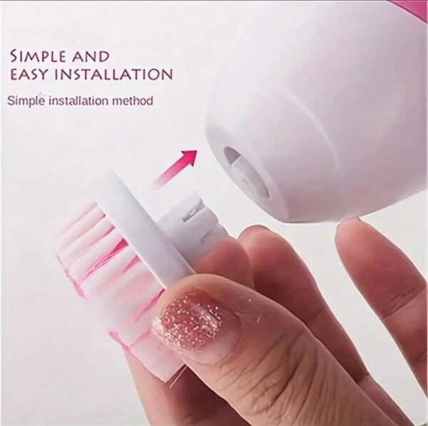 Brosse nettoyante visage 5 en 1 – Électrique, massage & exfoliation