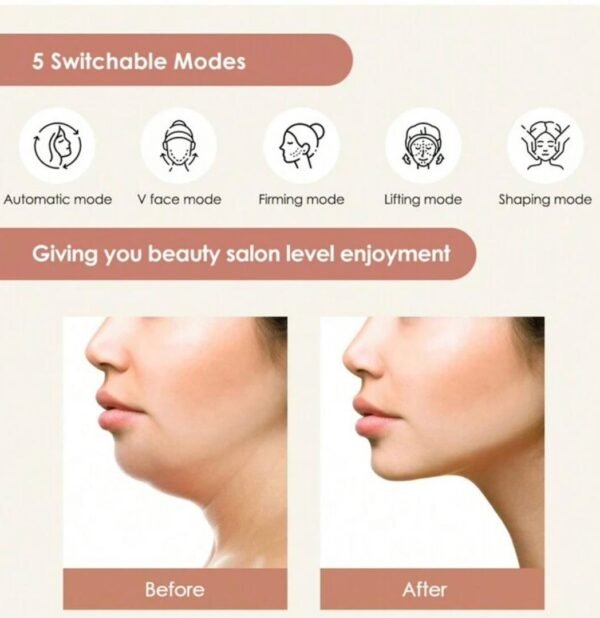 Appareil de massage facial EMS – Raffermissant, lifting visage & menton