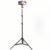 Trépied télescopique 171 cm – Support smartphone & appareil photo avec tête rotative