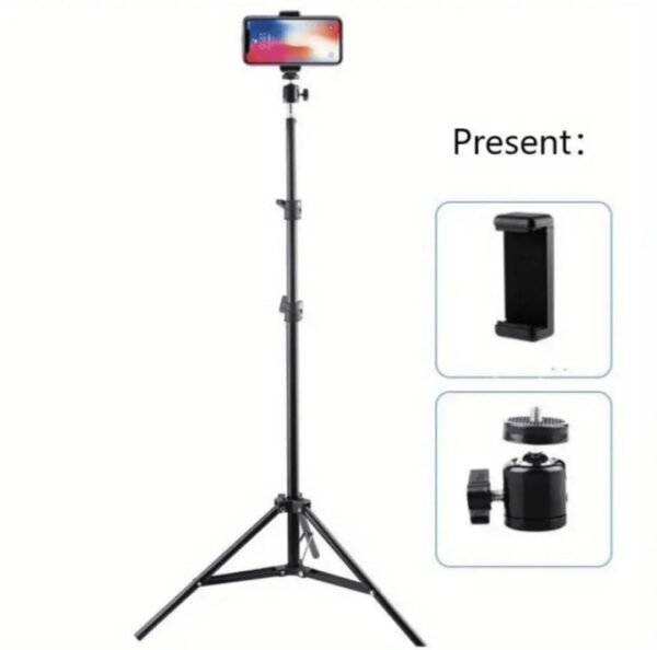 Trépied télescopique 171 cm – Support smartphone & appareil photo avec tête rotative