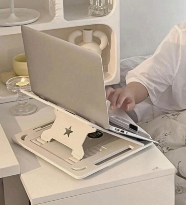 Support réglable pour ordinateur – Ergonomique, pliable et portable