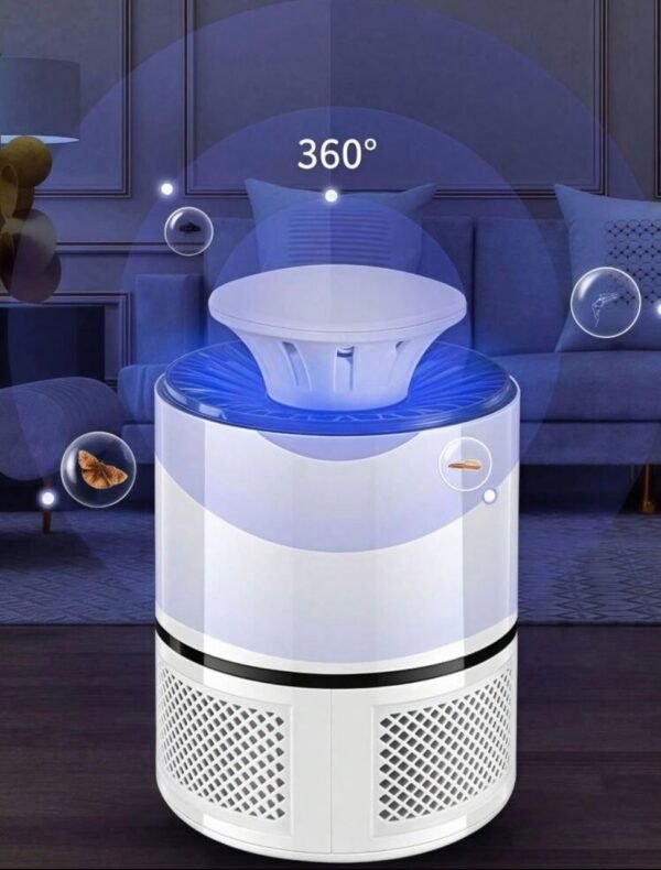 Piège électrique à moustiques – Anti-mouches avec lumière UV et ventilation silencieuse (USB)
