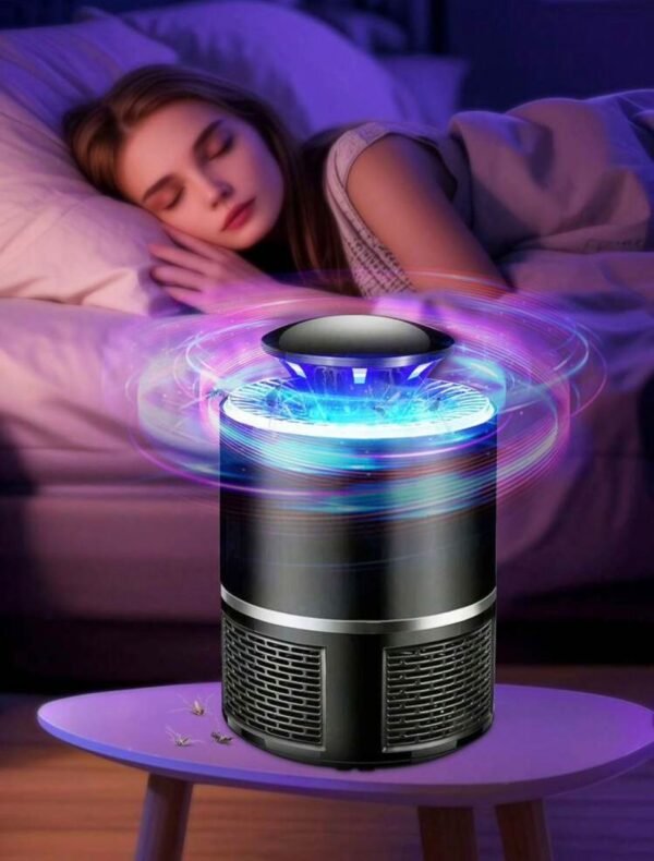 Piège électrique à moustiques – Anti-mouches avec lumière UV et ventilation silencieuse (USB)