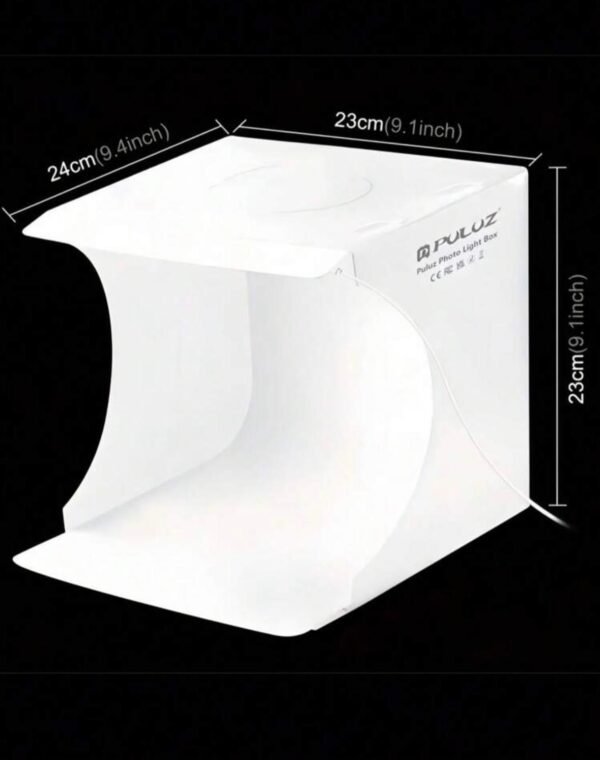 Mini studio photo PULUZ avec éclairage LED – Pour photos de produits pro avec téléphone