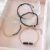Set de 4 Bracelets Noirs Femme – Élégance & Style – Perles et Finition Dorée