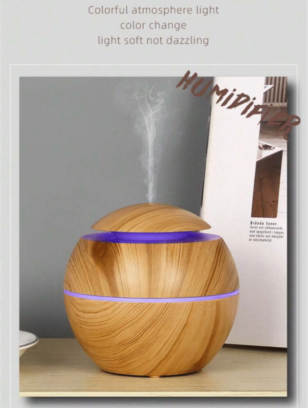 Humidificateur Nano USB 150 ml – Mini Diffuseur d’Air pour Bureau & Voiture