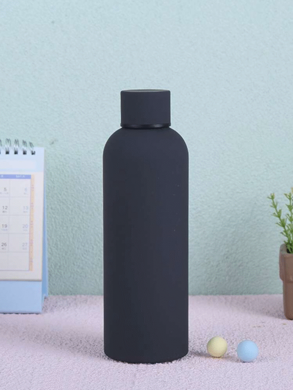 Gourde Isotherme 500 ml Couleur Unie – Acier Inoxydable Sous Vide