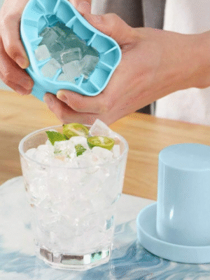 Moule à glaçons en silicone – Bac à glaçons flexible et polyvalent