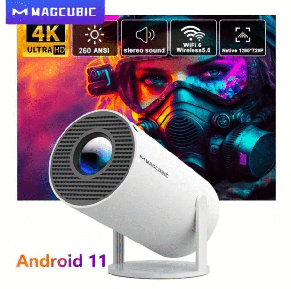 Magcubic HY300PRO Projecteur Android 11 260 Lumens