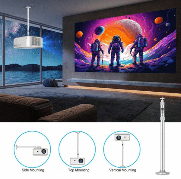 Thundeal TD90 Support Plafond Universel pour Projecteur (40 / 60 / 80 cm)