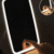 Miroir de Maquillage LED Rechargeable – Vanité avec Éclairage Frontal, 3 Modes de Luminosité, Design Compact (Blanc)