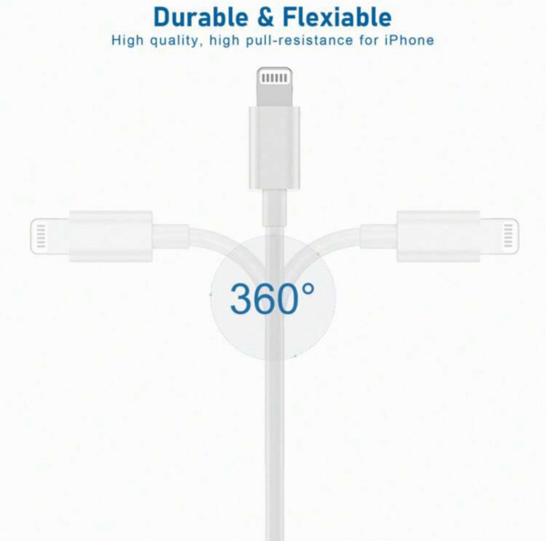 Câble PD 30 W USB-C vers Lightning 3,3 ft (100 cm) – Charge rapide & transfert de données pour iPhone/iPad