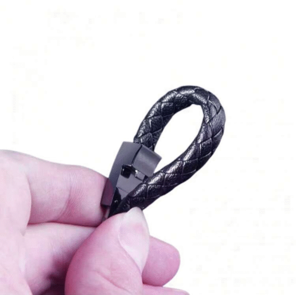Bracelet Câble de Charge USB (Type C / Lightning / Micro USB) 22 cm – Bracelet en Cuir Tressé