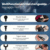 HYUNDAI Massage Gun – Pistolet de Massage Électrique Deep Tissue avec 4 Têtes Interchangeables, Portable