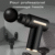 HYUNDAI Massage Gun – Pistolet de Massage Électrique Deep Tissue avec 4 Têtes Interchangeables, Portable