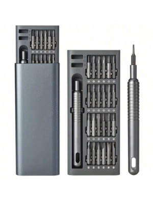 Set de Tournevis de Précision 25-en-1 – Kit Multifonction pour Réparation Smartphone, Tablette & Électronique