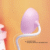 Lampe de Bureau LED en ABS – Design Cartoon “Lapin”, Couleur Pourpre, Lampe de Chevet/Étude