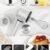 Batteur électrique sans fil rechargeable – Double fouet inox, 3 vitesses