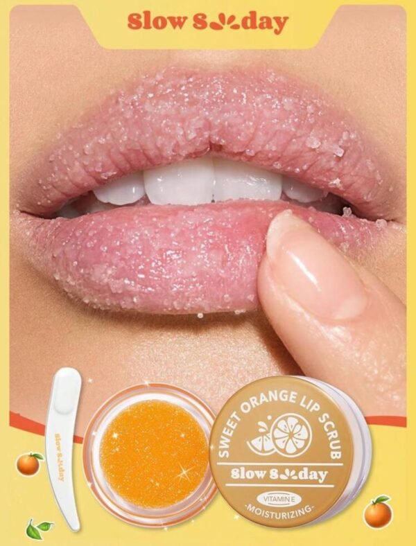 Gommage à Lèvres Hydratant à l’Orange Douce – Exfolie, Adoucit et Nourrit