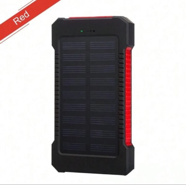 Batterie Solaire Portable Double USB – Étanche & Rechargeable