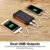 Batterie Solaire Portable Double USB – Étanche & Rechargeable