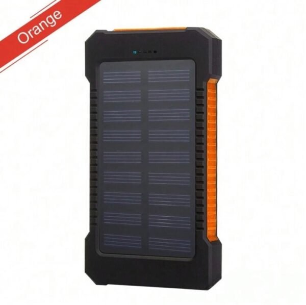 Batterie Solaire Portable Double USB – Étanche & Rechargeable