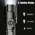 Lampe torche LED puissante rechargeable USB – longue portée & compacte