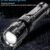 Lampe torche LED puissante rechargeable USB – longue portée & compacte
