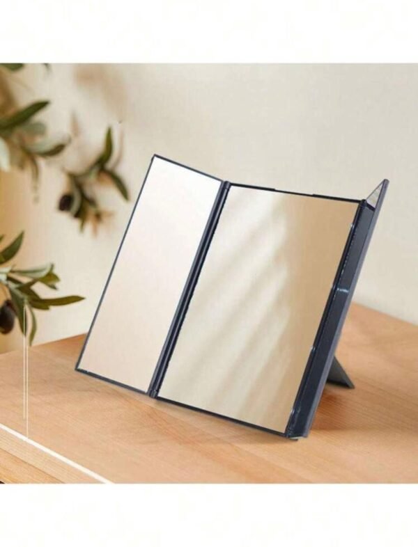 Miroir pliable à 3 panneaux – Grand format, support intégré, idéal pour maquillage et coiffure