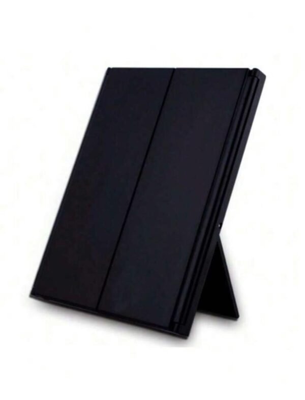 Miroir pliable à 3 panneaux – Grand format, support intégré, idéal pour maquillage et coiffure