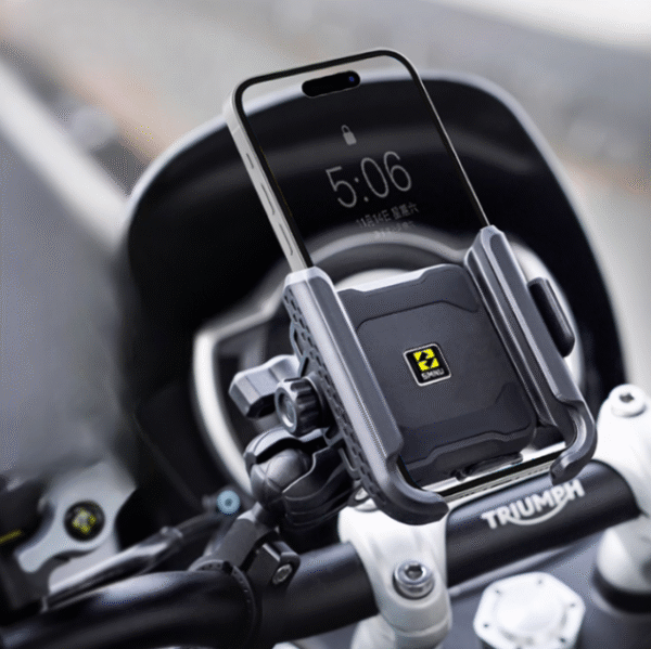 Support Téléphone Moto/Vélo SMMU - Fixation Ultra-Stable, Anti-Vibrations, AntiVol - Compatible Tous Smartphones