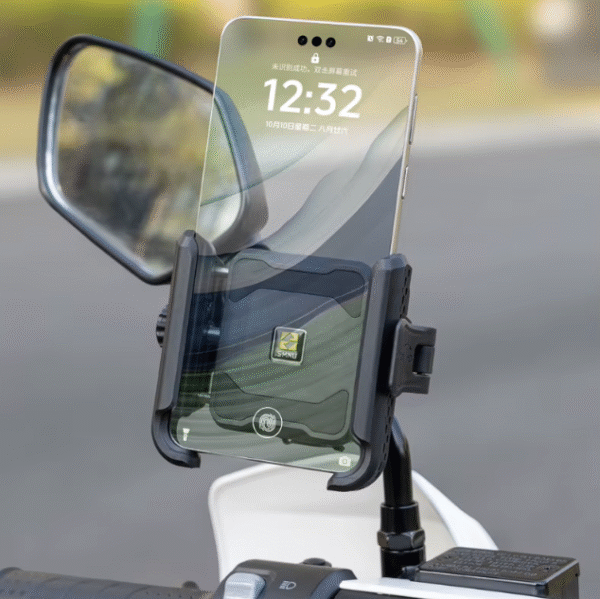 Support Téléphone Moto/Vélo SMMU - Fixation Ultra-Stable, Anti-Vibrations, AntiVol - Compatible Tous Smartphones